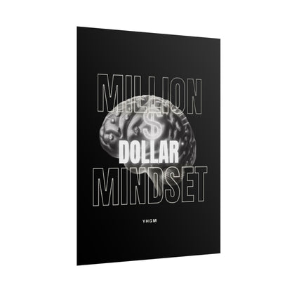 YHGM Million Dollar Mindset rolled wall art poster, photo 9