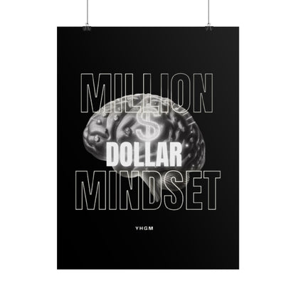 YHGM Million Dollar Mindset rolled wall art poster, photo 8