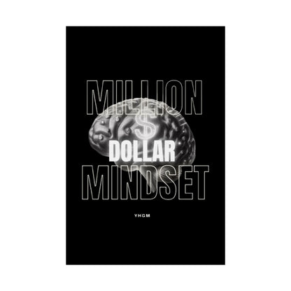 YHGM Million Dollar Mindset rolled wall art poster, photo 7