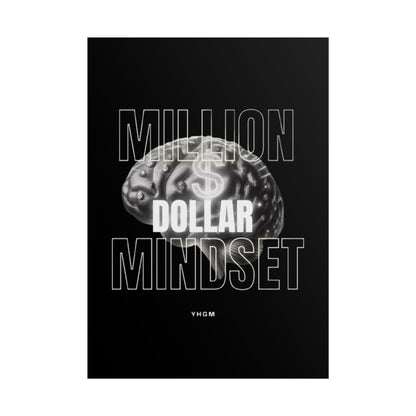 YHGM Million Dollar Mindset rolled wall art poster, photo 3